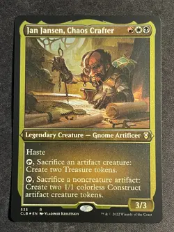 MTG Jan Jansen, Chaos Crafter (Foil Etched), NM-Mint, (CLB #535) Foil - Image 1