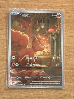 Pokemon Vulpix TCG Illustration Rare Mega Evolutions Card 138/132 NM Condition - Image 1