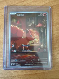 Pokemon Vulpix TCG Illustration Rare Mega Evolutions Card 138/132 NM Condition - Image 1