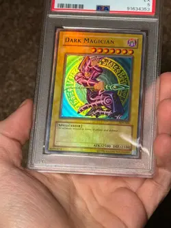 Dark Magician SDY-006 HEAVY FOIL BLEED ERROR Yugioh PSA 5 *353 - Image 3
