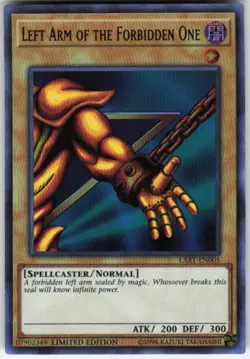 Left Arm of the Forbidden One LART-EN005 The Lost Art Promotion - Image 1