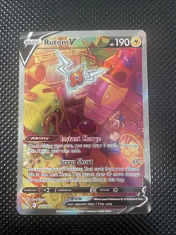 Pokemon TCG Rotom V Lost Origin Alternative Art Card 177/196 - Image 1