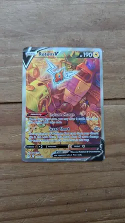 Pokemon TCG Rotom V Lost Origin Alternative Art Card 177/196 - Image 1