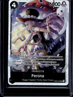 2026 One Piece Heroines Edition Perona Super Rare #EB03-045 - Image 1