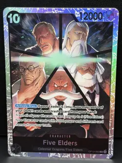 One Piece CCG TCG Five Elders Op13-082 Super Rare Foil Sr Near Mint English - Image 1