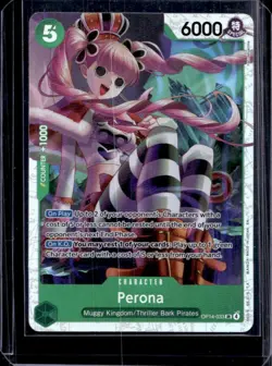 2026 One Piece Azure Sea's Seven Perona Super Rare #OP14-033 - Image 1