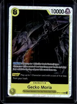 2026 One Piece Azure Sea's Seven Gecko Moria Super Rare #OP14-104 - Image 1