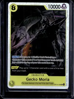 2026 One Piece Azure Sea's Seven Gecko Moria Super Rare #OP14-104 - Image 1