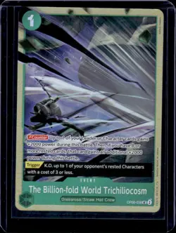 2024 One Piece The Best Billion-fold World Trichiliocosm Uncommon #OP06-038 - Image 1