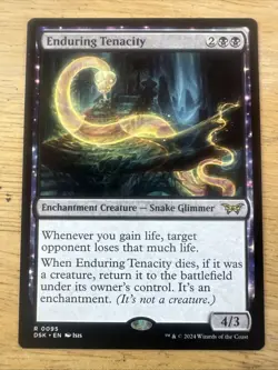 MTG Enduring Tenacity Regular DSK #0095 Near Mint - Image 1
