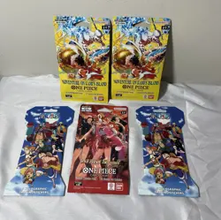 One Piece CCG Lot Of Five Items As Pictured Brand New Factory Sealed - See Pics - Image 1