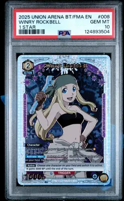 Union Arena TCG Winry Rockbell Alt Art Holo PSA 10 Gem Mint Fullmetal Alchemist - Image 1