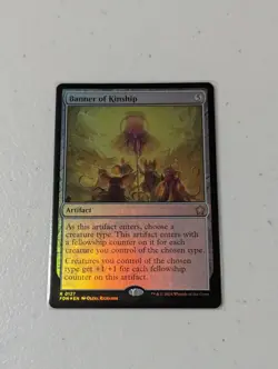 MTG Banner of Kinship - Foil - Foundations NM - Image 1