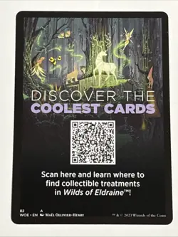MTG Wilds of Eldraine Royal Role/Young Hero Role Token 0016 NM - Image 2