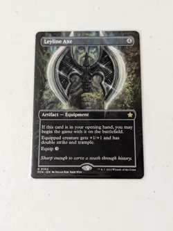 MTG Leyline Axe - Borderless - Foundations NM - Image 1