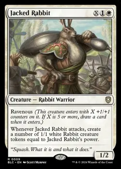 Jacked Rabbit - Bloomburrow Commander - MTG - Image 1