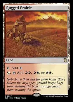 Rugged Prairie - Bloomburrow Commander - MTG - Image 1