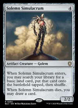 Solemn Simulacrum - Bloomburrow Commander - MTG - Image 1
