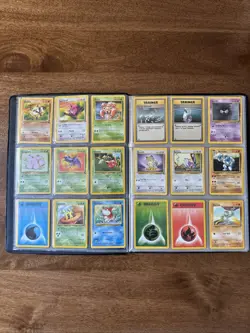 Old Vintage Binder Full of Pokemon Cards With Few Modern - Image 4