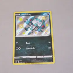 Impidimp - SV083/SV122 Shining Fates SHINY Holo Rare Pokemon - NM/MINT - Image 3