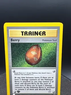 Pokemon WOTC 1st Edition Neo Genesis Berry Trainer 99/111 Non-Holo Common - Image 2