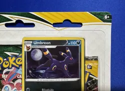 Pokemon EVOLVING SKIES 3 Booster Pack Blister UMBREON SWSH129 Black Star Promo - Image 4