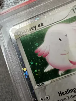 Pokemon Chansey EX 96 2003 Ruby and Sapphire PSA 7 **NEAR Mint** - Image 3