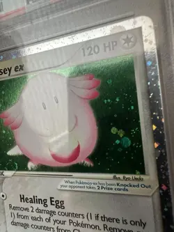Pokemon Chansey EX 96 2003 Ruby and Sapphire PSA 7 **NEAR Mint** - Image 4