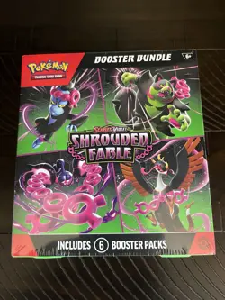 Pokemon TCG SV 6.5 Shrouded Fable Booster Bundle Sealed (6 Booster Packs) - Image 1