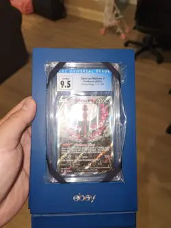 Pokemon Galarian Moltres V Chilling Reign Alt Art Cgc 9.5 - Image 1