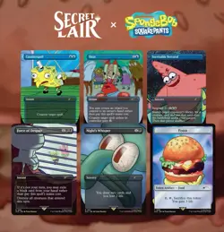 Secret Lair x SpongeBob SquarePants MTG: Internet Sensation Rainbow Foil Edition - Image 2