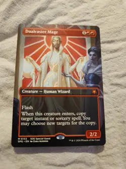 Dualcaster Mage (Borderless) - [Special Guests] Secrets of Strixhaven MTG - Image 1