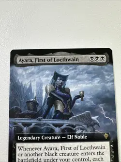 Ayara, First of Locthwain (Extended Art) Throne of Eldraine Regular - Image 3