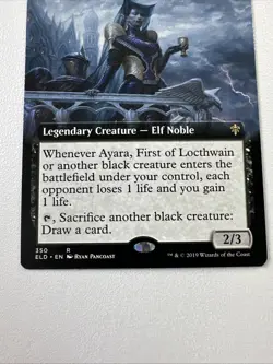 Ayara, First of Locthwain (Extended Art) Throne of Eldraine Regular - Image 4