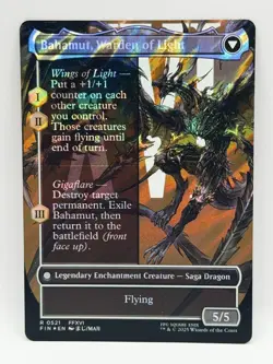 Dion, Bahamut's Dominant 0521 NM Borderless Surge Foil Final Fantasy MTG - Image 2