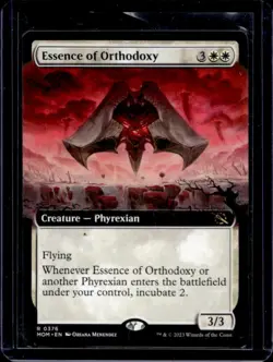 2023 Magic MTG March of Machine Essence Orthodoxy Foil #376 - Image 1
