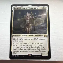 Rosa, Resolute White Mage [FIN - 555] - NM [] TCG MTG - Image 1