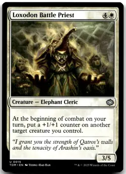 MTG Loxodon Battle Priest Tarkir: Dragonstorm TDM #15 uncommon NM MUST HAVE!! - Image 1