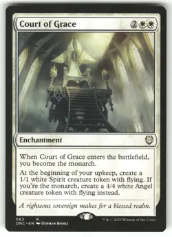 MAGIC: THE GATHERING COURT OF GRACE 62 COMMANDER: PHYREXIA: ALL WILL BE ONE NM - Image 1