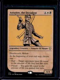 2022 Magic The Gathering MTG Commander Legends Astarion, the Decadent #413 - Image 1