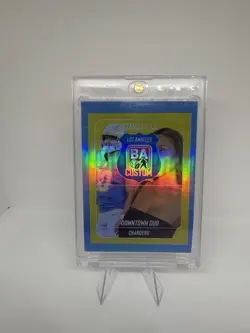 Justin Herbert and Madison Beer Inspired Custom Art Card “Downtown” Style - Image 2
