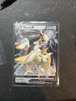 Arceus V - 122/172 - Pokemon Brilliant Stars Sword & Shield Metal Card NM - Image 1