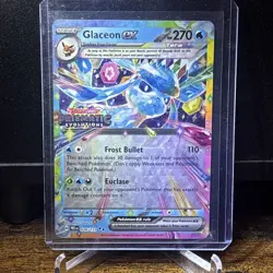 Glaceon ex 026/131 Prismatic Evolutions Stamped Promo Pokemon Card - Image 1