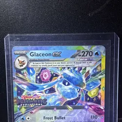 Glaceon ex 026/131 Prismatic Evolutions Stamped Promo Pokemon Card - Image 2