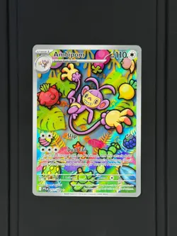 Pokemon TCG Ambipom 107/094 Phantasmal Flames Illustration Rare Mint - Image 1