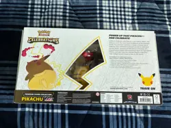 Pokemon TCG: Celebrations Premium Figure Collection Pikachu VMAX Box New Sealed 820650809408 - Image 2