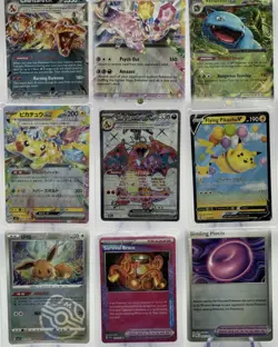 Pokemon Card Lot Charizard ex 215/197 Espeon ex Pikachu ex Eevee NM - Image 1