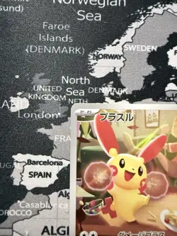 NM 2 card Plusle 065/062 Minun 066/062 AR Raging Surf HOLO Pokemon Card - Image 3