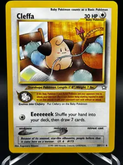Pokemon Card - Cleffa Neo Genesis 20/111 Rare LP - Image 1