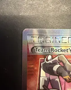 Pokemon TCG Team Rocket's Handiwork Full Art Ultra Rare Holo 124/124 NM/LP - Image 3